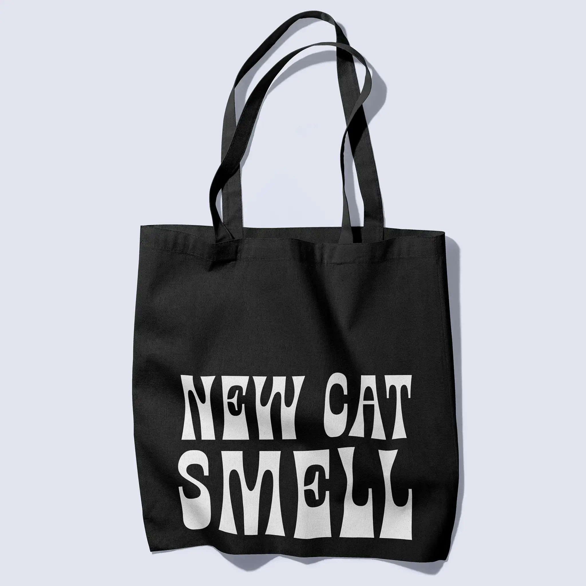 Product image of black New Cat Smell tote bag